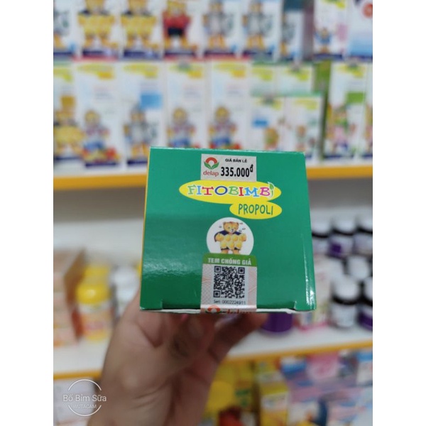 🆘  Siro Ho Fitobimbi Propoli Giúp Giảm Ho, Đau Rát Họng & Tăng Cường Sức Khoẻ