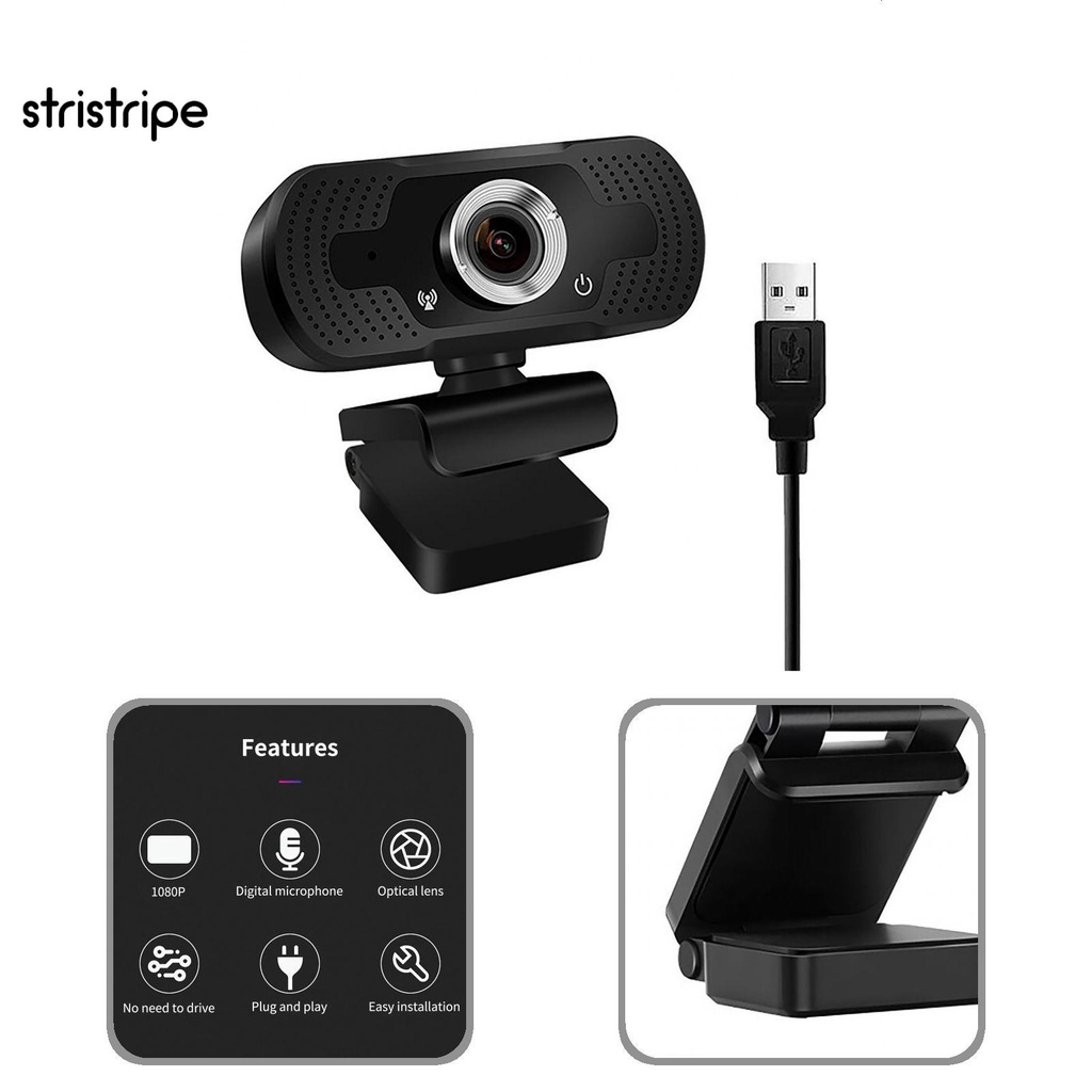 Webcam kỹ thuật số tự động lấy nét 1080P có thể điều chỉnh không cần trình điều khiển | WebRaoVat - webraovat.net.vn