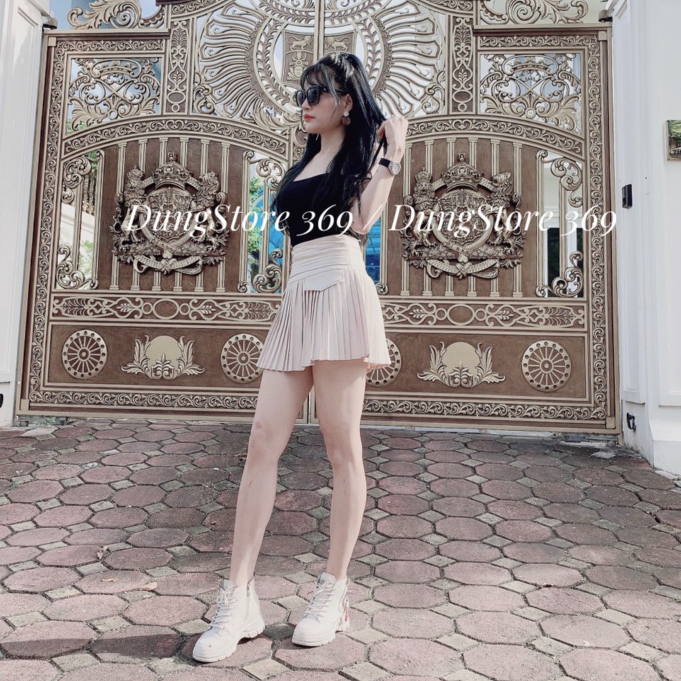 Chân Váy Lưng Cao Xếp Ly Nhỏ Chất Vải Cao Cấp Freeship,Chân Váy Ngắn Xếp Ly Có Quần Trong Dày Dặn Thời Trang Siêu Xinh | BigBuy360 - bigbuy360.vn