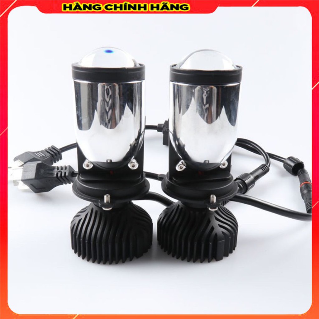 🔥 Đèn Led Bi Cầu Mini H4 Có Chụp Chắn Sáng - Giá 1 Chiếc (Siêu Sáng)🔥
