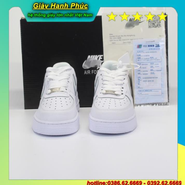 [TẶNG TÂT+TẨY VỆ SINH] 🔥Giày thể thao sneaker AF1 trắng full box 1.1 | BigBuy360 - bigbuy360.vn