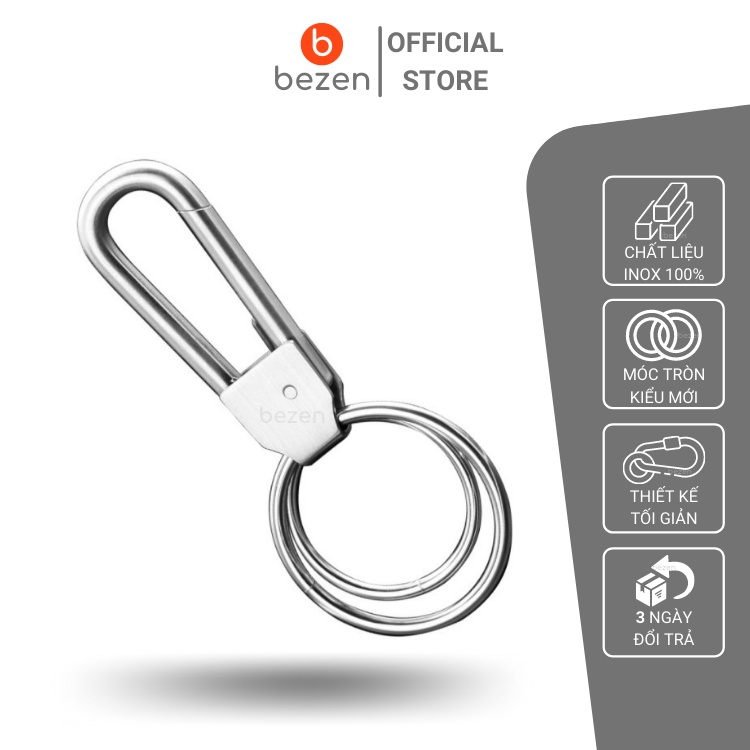 [Mã LIFEXANH03 giảm 10% đơn 500K] Móc khóa inox đeo thắt lưng Bezen Classic