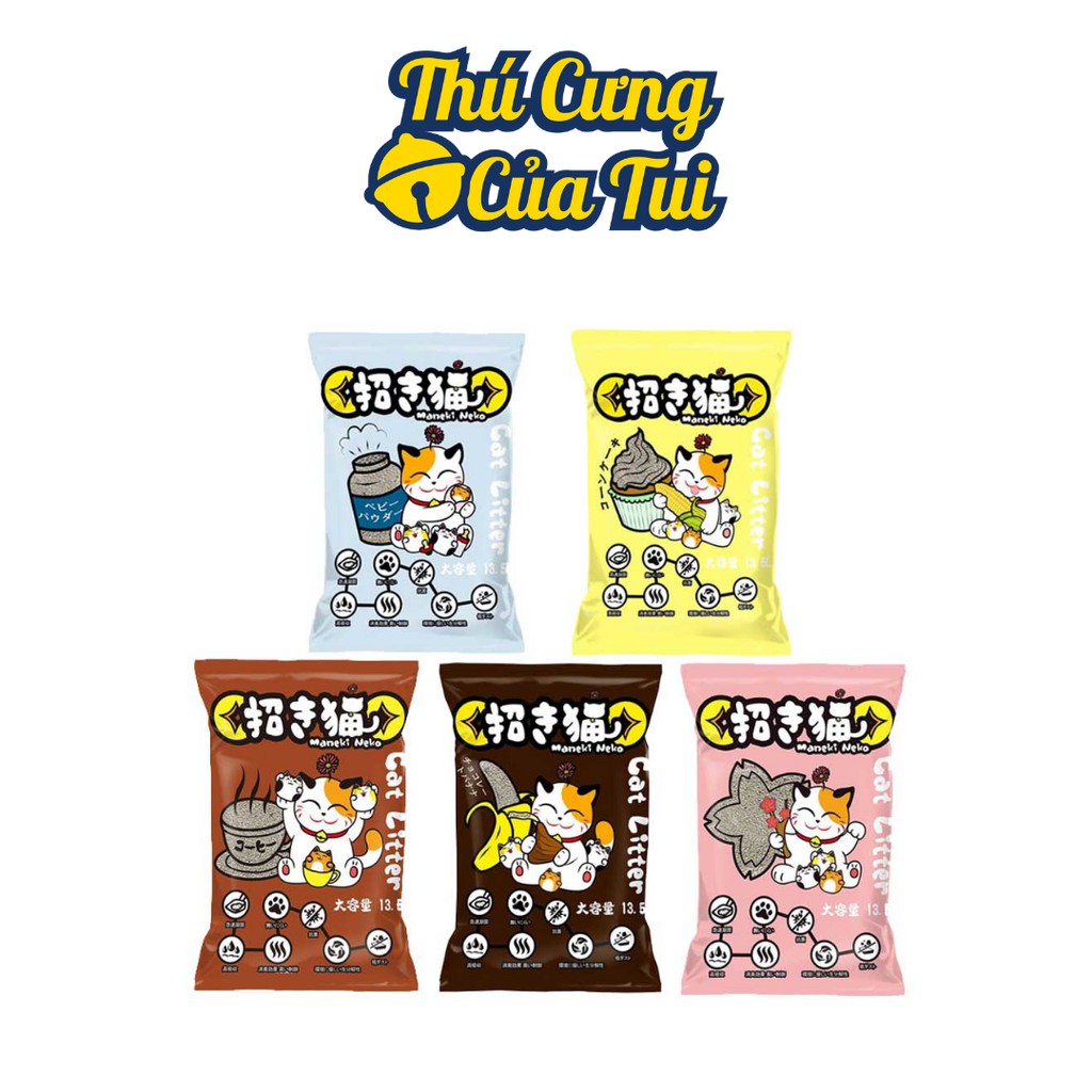 Cát Vệ Sinh Cho Mèo - Cát Nhật Maneki Neko Cho Mèo - 5L - Thú Cưng Của Tui