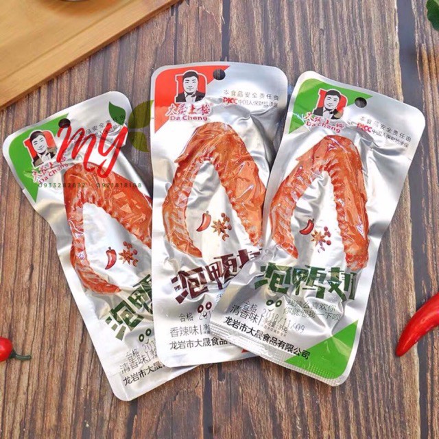 Cánh Vịt Cay Dacheng ❤️1 Gói Cánh Vịt Cay 35g - Cánh Vịt Ăn Vặt Trung Quốc