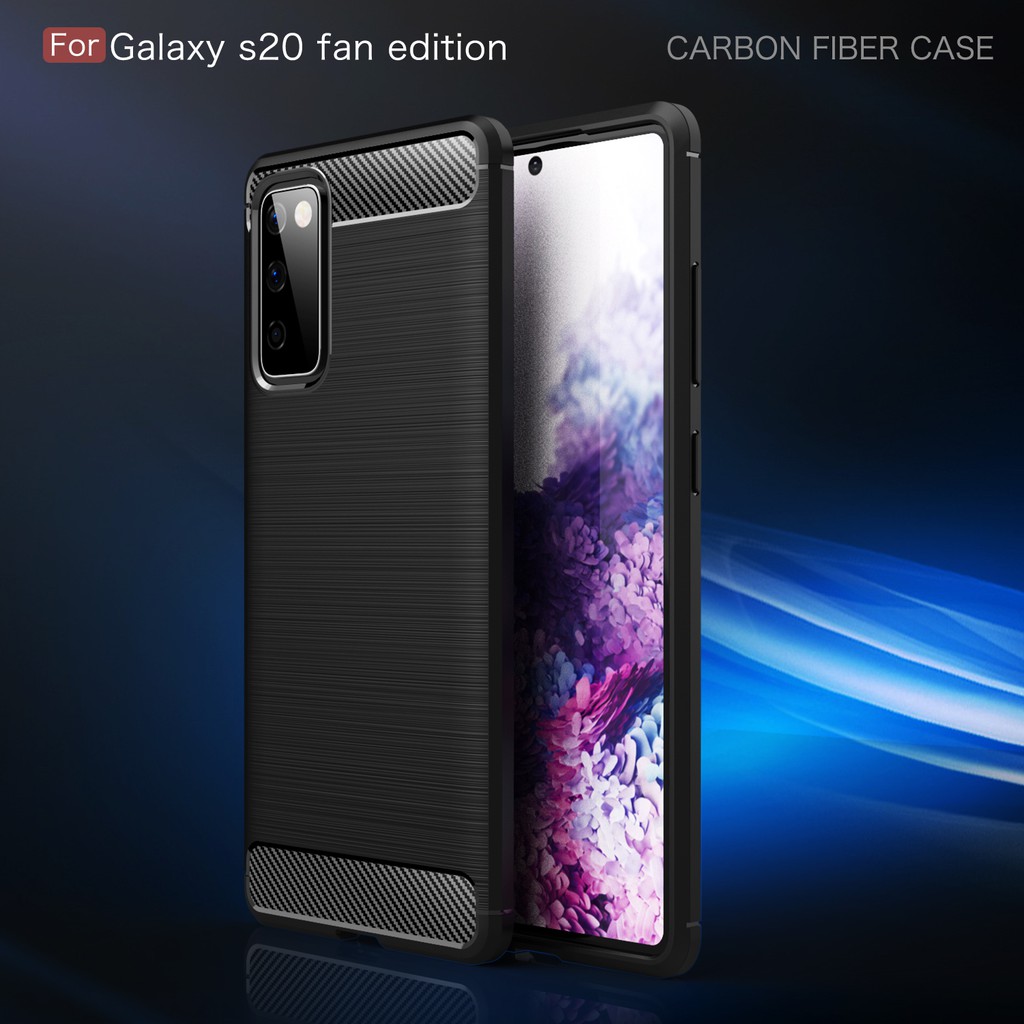 Ốp Lưng Tpu Sợi Carbon Chống Sốc Cho Samsung Galaxy S20 Fe | BigBuy360 - bigbuy360.vn