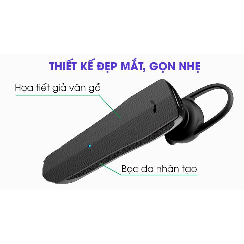 Tai nghe Bluetooth Roman R553N Đen