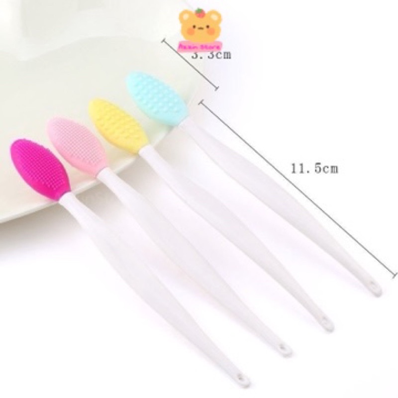 Bàn Chải/Cọ Silicone Làm Sạch Mụn Đầu Đen Vùng Mũi Hiệu Quả Tiện Dụng - Azzin Store
