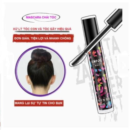 Chải tóc Mascara tạo kiểu tóc đẹp vuốt tóc con gọn vào nếp phụ kiện mini T3B3