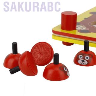 Sakurabc Chess toy with memory Smart for kids Educational Wooden fruit chart game Memory chess