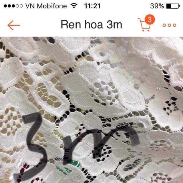 Vải chị Tùng Loan 3,5m