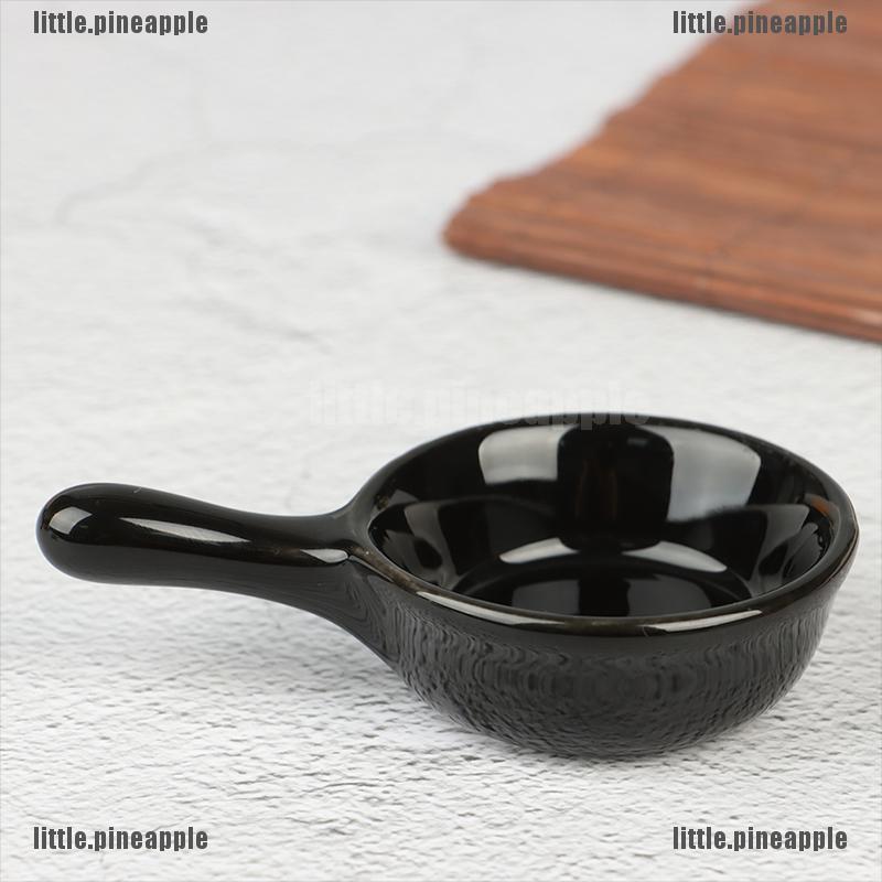 [Pine] 1Pc 1/6 Dollhouse Miniature Kitchen Cooking Ware Mini Ceramic Soup Pot 9.5*6cm