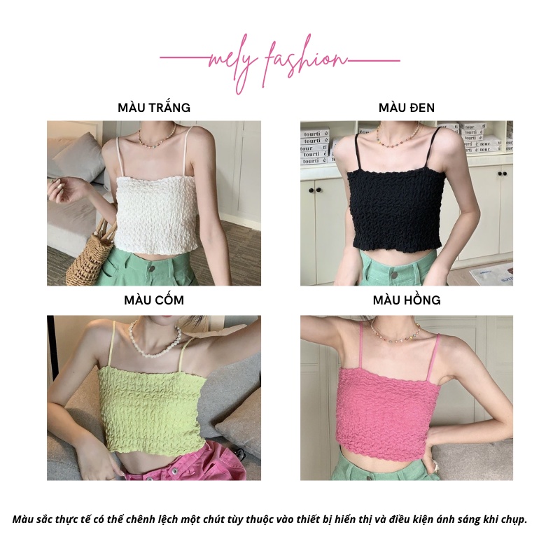 Áo croptop 2 dây bún dáng dài có ĐỆM MÚT ngực chất ĐŨI XỐP NHẬP KHẨU co giãn 4 chiều hàng Quảng Châu loại 1 AN12