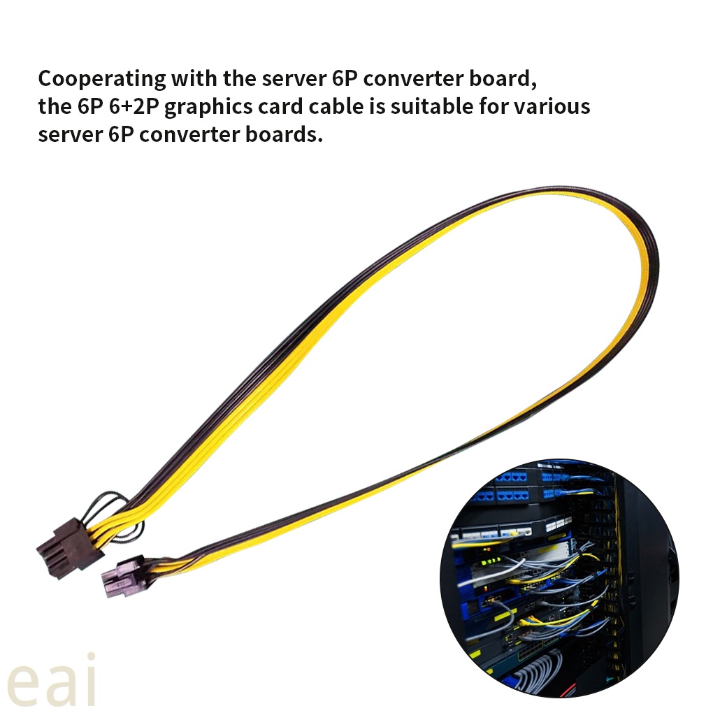 Dây Cáp Chuyển Đổi Pci-E 6pin Sang 8pin | BigBuy360 - bigbuy360.vn
