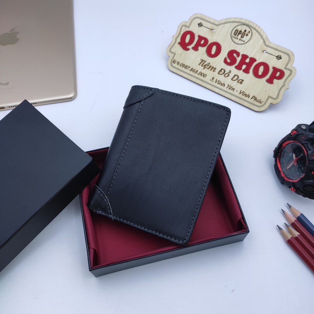 [Giá Rẻ] Ví Da Nam, Ví Nam Mini Nhỏ Gọn Da Bò Cao Cấp Siêu Bền (BH 12tháng)