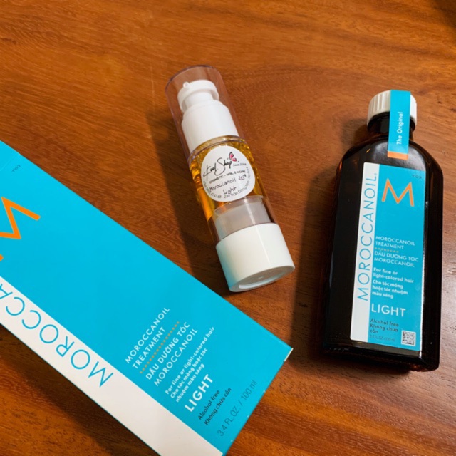MINISIZE🔆DẦU DƯỠNG TÓC MỎNG & NHUỘM SÁNG MOROC TREATMENT LIGHT 🔆