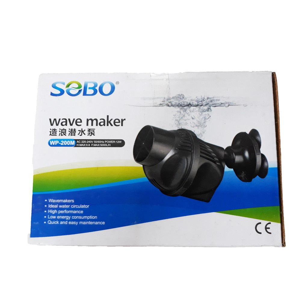 Máy Tạo Dòng Nước 200M Sobo Wave Maker Hồ Cá - Máy Đảo Nước Tạo Sóng Bể Cá