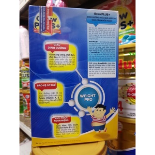 Sữa bột Growplus+ tăng cân hộp 400g