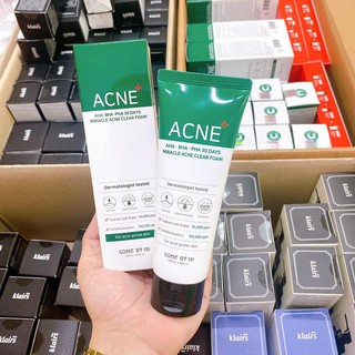 Sữa Rửa Mặt Some By Mi AHA-BHA-PHA 30 Days Miracel Acne Clear Foam