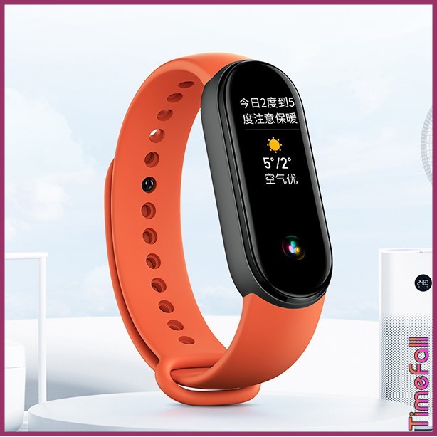 Dây đeo silicon miband 6 chính hãng Xiaomi - dây đeo mi band 6 silicon chính hãng XIAOMI