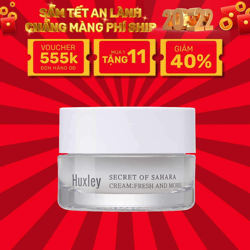 Kem Dưỡng Ẩm, Sáng Da Huxley Cream; Fresh And More 7ml (Huxley Mini)