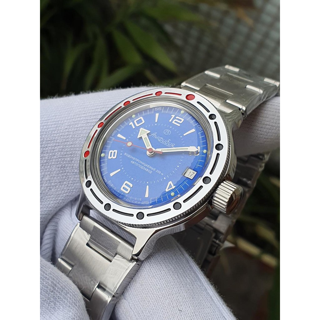 Đồng hồ nam Vostok máy cơ tự động Automatic, size mặt 40, chống nước tốt 20 ATM. Đồng hồ Nga Vostok Amphibia 420007 - 2