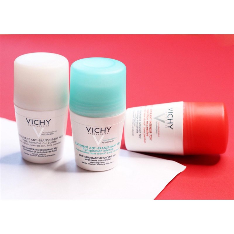 Lăn Khử Mùi Vichy Của Pháp, Ngăn Tiết Mồ Hôi Hiệu Quả Từ 24h - 72h [50ml]