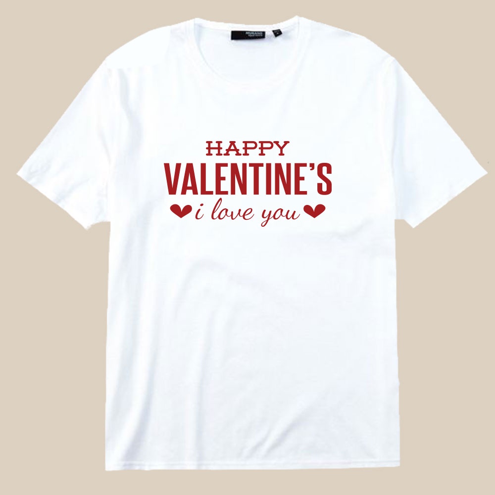 Áo thun cặp đôi in hình valentine 15
