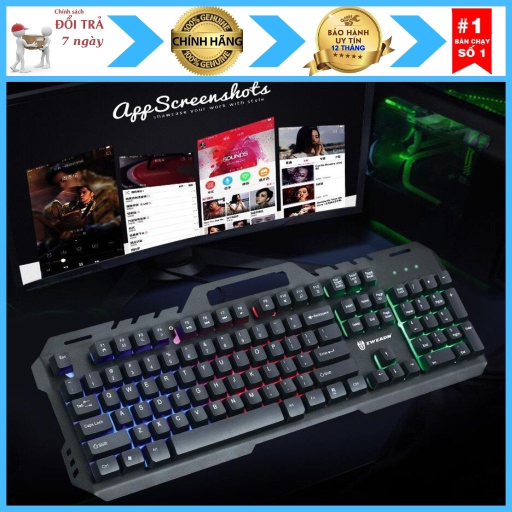 Bàn Phím Máy Tính GT-5 Led Chất Độ Nhạy Cực Cao Đạt Tiêu Chuẩn ESPORTS Được Game Thủ Ưa Chuộng Bảo Hành 6 Tháng | BigBuy360 - bigbuy360.vn