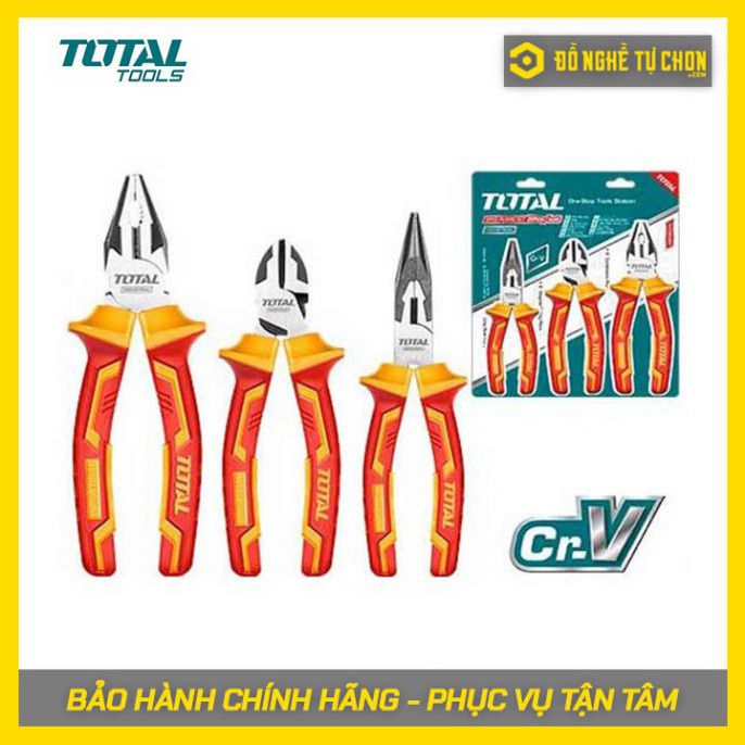 Kìm cách điện bộ 3 Total THT2K0302