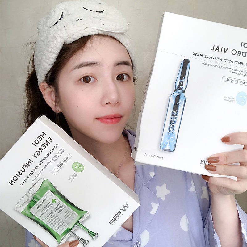 Mặt Nạ Giấy WONJIN EFFECT Concentrated Essence Mak Skin Rescue Skin Fit Solutions 30g