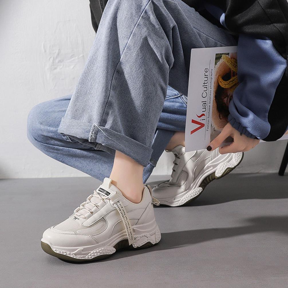 Giày Sneaker Nữ [ FREESHIP ] Giày Thể Thao Nữ Đế Tăng Chiều Cao 3-5 cm Phong Cách Siêu Ngầu - G15 free ship | BigBuy360 - bigbuy360.vn