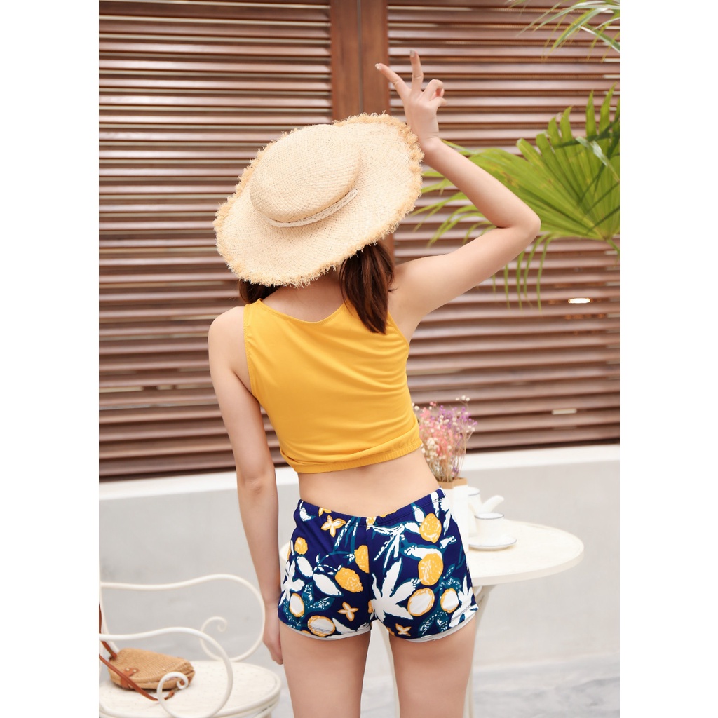 (Hàng Nhập) Đồ bơi 3 mảnh, Set bikini kèm quần váy #2077