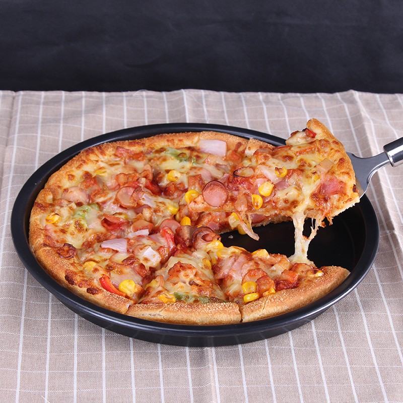 Khuôn Pizza Chống Dính kích thước tràn viền 23.5cm - 25cm - 28cm <Khách đặt hàng nhớ xem kích thước mô tả trên ảnh nha>