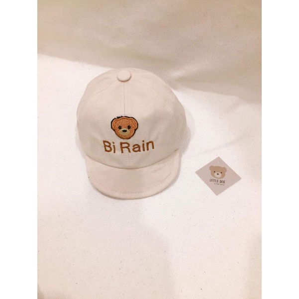 Mũ lưỡi trai thêu tên em bé. made in korea