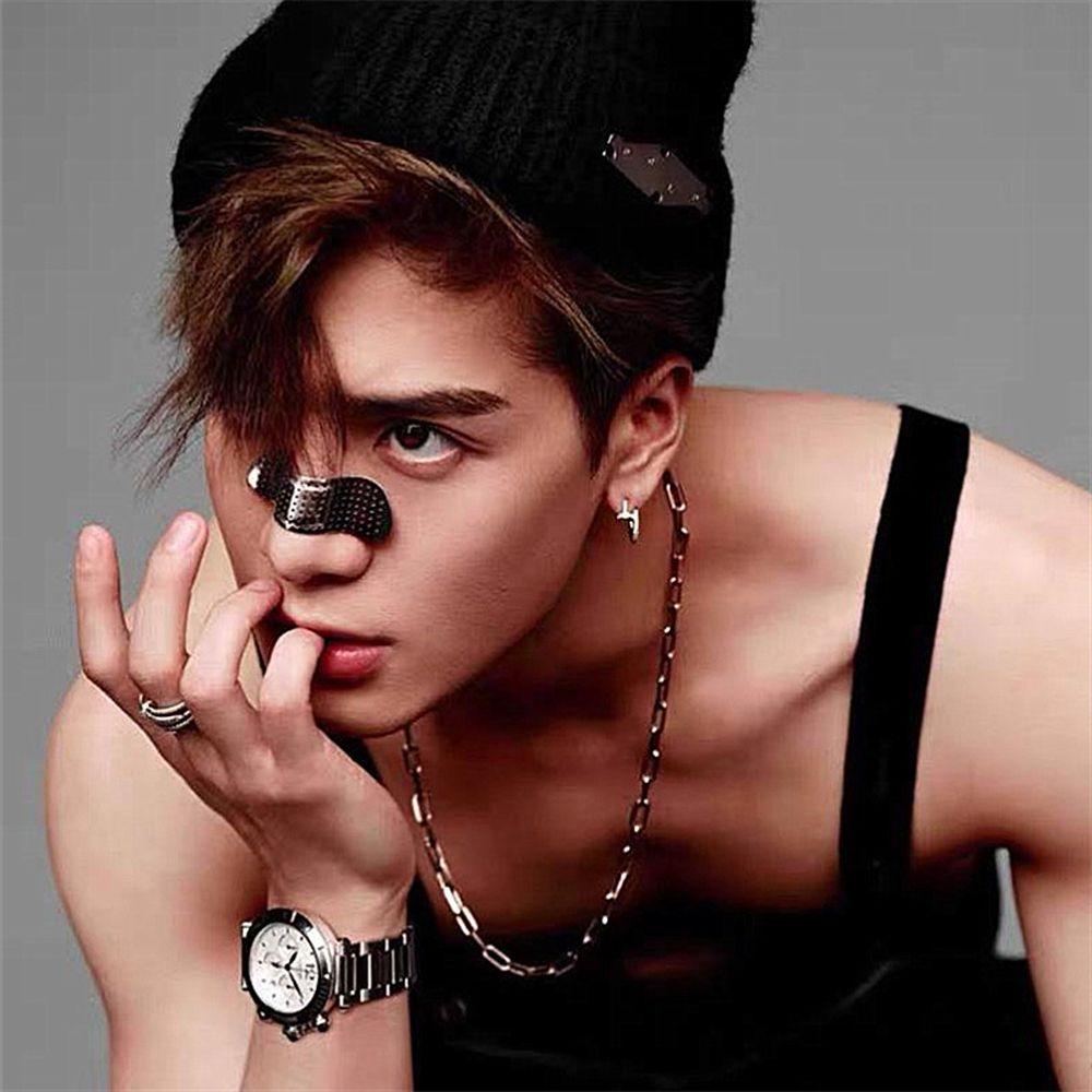 Kẹp Mũi Màu Sắc Trơn Phong Cách Hip Hop Đường Phố Cho Nam