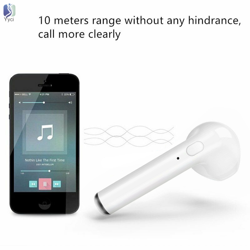 Yy i7S TWS Universal In-ear Wireless Bluetooth 4.2 Earbuds Headphones Headset @VN