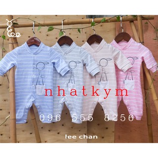 body cotton nỉ thu đông cao cấp cho bé 0m-18m - LeeChan VN 2019