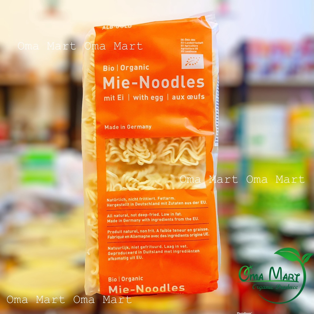 Mì ăn liền hữu cơ có trứng Alb gold 250g