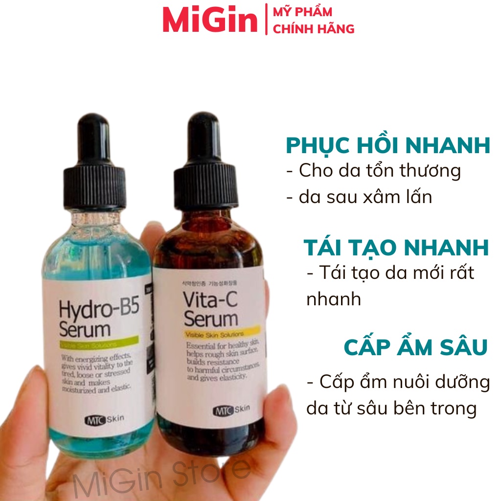 Hydro B5 Serum Cấp Ẩm Phục Hồi Da Nhanh Chóng MTC Skin Chính Hãng