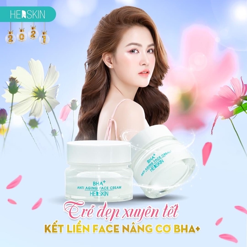 ( TẶNG 1 ) KEM NÂNG CƠ DƯỠNG TRẮNG BHA+ HERSKIN PRINCESS WHITE