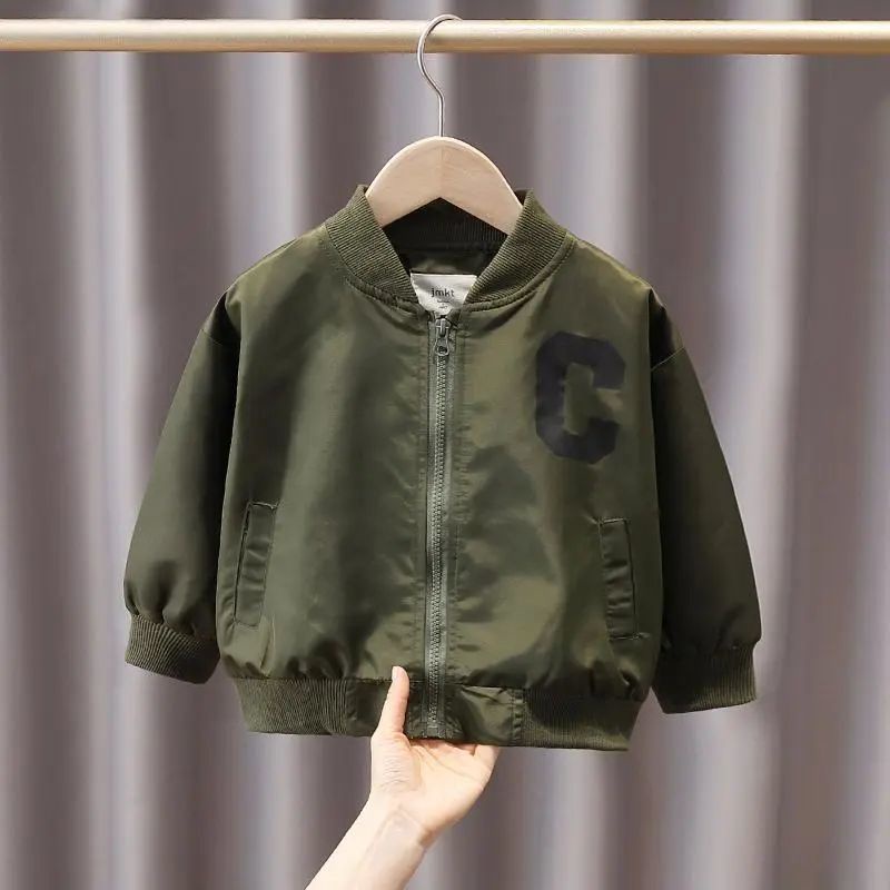 Áo Khoác Bóng Chày Bằng Vải Bông Dày Dặn Phong Cách Phương Tây Thời Trang Thu Đông Hàng Mới 2022 Dành Cho Trẻ Em
