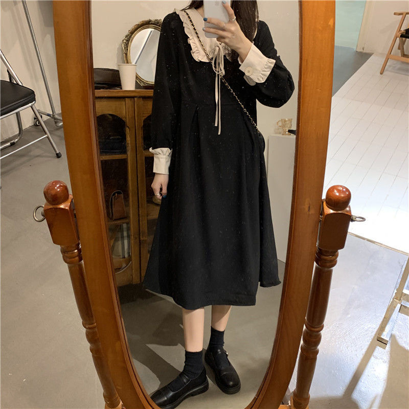 Đầm Nữ Dài Tay Cổ Chữ V Eo Thắt Thời Trang Hàn | BigBuy360 - bigbuy360.vn