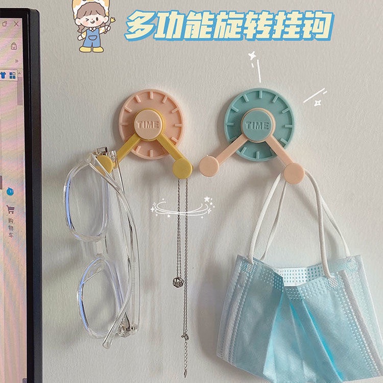 Bộ 4 Móc Treo Đồ 360 Độ Sáng Tạo Tiện Lợi° Móc Treo Quần Áo Xoay Được Tiện Lợi