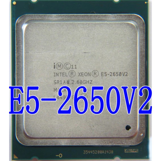CPU Intel Xeon E5-2650v2 8 nhân 16 luồng turbo 3.40 GHz