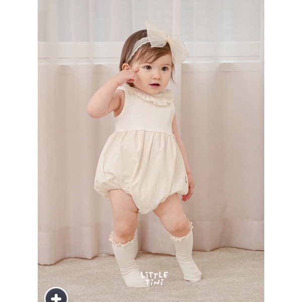 Suit váy cổ bèo bé gái Little tini Hàn Quốc