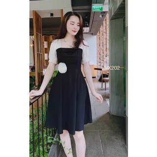 Váy phối tay tơ