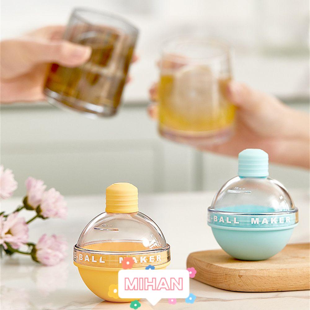 MIHAN1 6cm Party Large Ice Ball Maker DIY Drink Chiller Ice Cube Mold Fast Cool Gadget Bar Kitchen Tool Summer Whiskey Cocktail Accessories Fridge Ice Tray/Multicolor