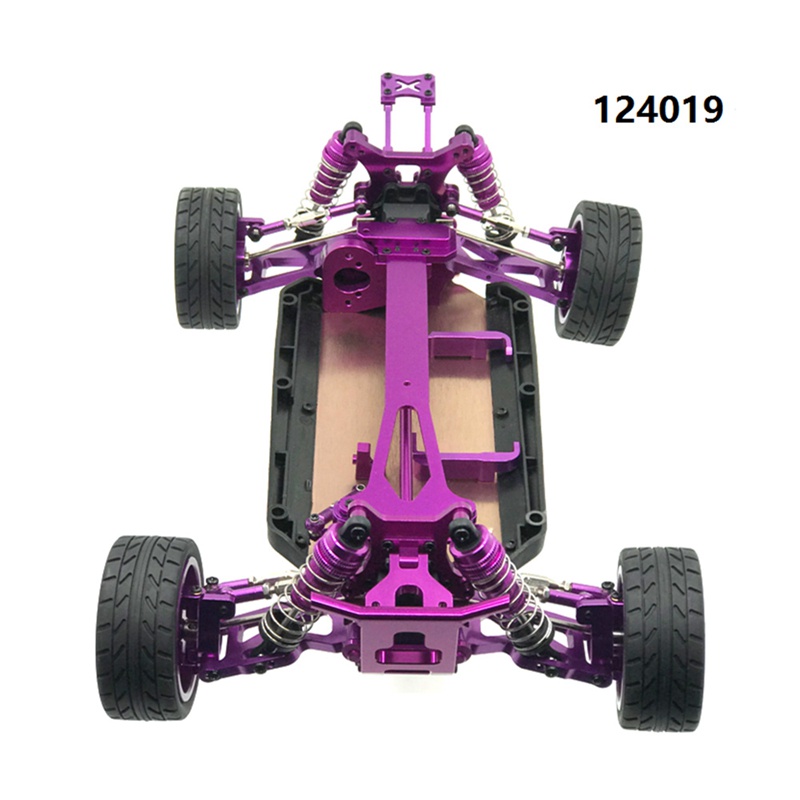 4 Phuộc Giảm Xóc Kim Loại Cho Wltoys 124019 124018 144001 Phụ Kiện Nâng Cấp Cho Xe Hơi Điều Khiển Từ Xa