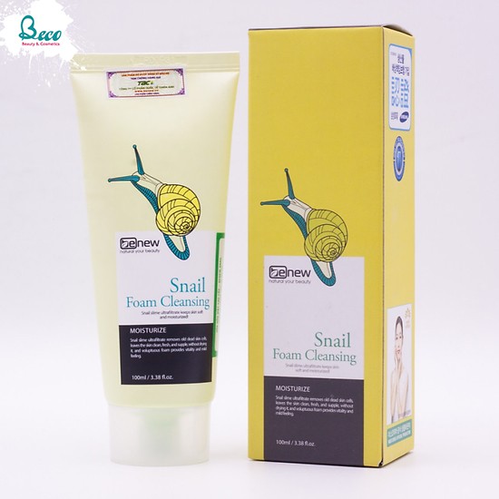 Sữa rửa mặt ốc sên Benew Snail Foam Cleansing 100ml