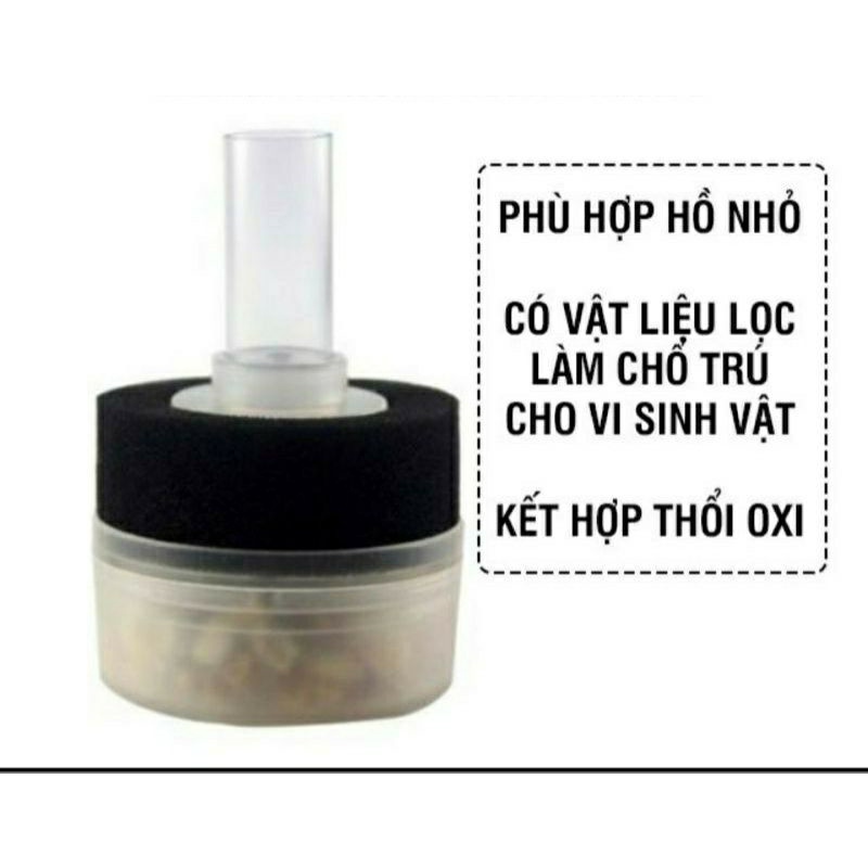 Lọc Sủi Vi Sinh Mini 2 Tầng xy-168 -Milo Guppy